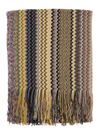 Missoni Multicolor Rectangular Scarf With Chevron Motif In Viscose Blend Woman