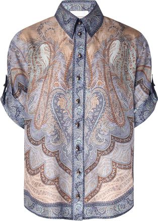 Zimmermann WANDERLUST SHORT-SLEEVED SHIRT - Zimmermann - Woman