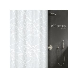 Spirella Spirella - Cortina De Ducha Poli&eacute;ster Fores 240x180cm White Elements De