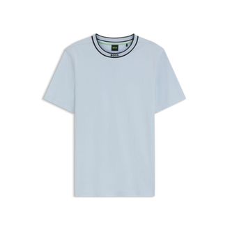 BOSS Cotton T-shirt with logo crew neck