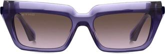 Etro Occhiali da sole con design geometrico - Viola