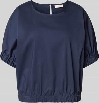 Freequent Blusenshirt mit Rundhalsausschnitt in Marine, Gr&ouml;&szlig;e XXL