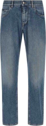 Dolce & Gabbana Heraldic Embroidery Jeans