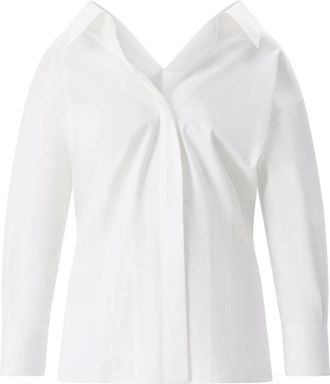 Givenchy Shirts, female, White, Size: 2XS Cotton-poplin Shirt