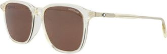 Montblanc Mens Mb0082sa 55Mm Sunglasses