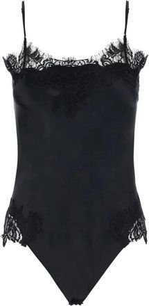 Gold Hawk Lace Bodysuit - Dames - Bodies - Zwart - M - Tops