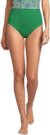 Lands End Chlorine Resistant Pinchless High Waisted Bikini Bottoms in Vibrant Clover at Nordstrom, Size 16