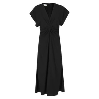Alberta Ferretti Dames, Jurken, Zwart, Maat: XS Satijn