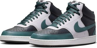 Nike Court Vision Mid Mens Shoes Anthracite/Mineral Slate/Photon Dust : 12.5 D - Medium, Faux Leather