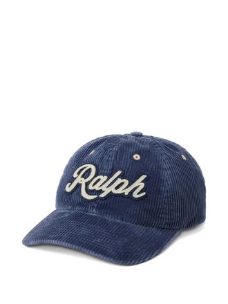 Polo Ralph Lauren corduroy baseball cap - men - Cotton - One Size - Blue
