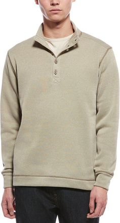 Weatherproof Vintage Weatherproof Vintage Mock Neck Button Pullover