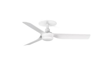 Netlighting Mini Punt Recessed 90cm Ceiling Fan Matt White
