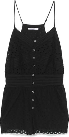 Patrizia Pepe Tuta intera in pizzo sangallo - Nero