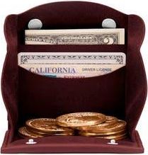 Ezra Arthur Japanese Wallet in Malbec at Nordstrom