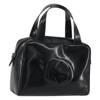Gucci Pre-owned Patent Leather Hand Bag - Dames - Pre-owned - Zwart - Maat: ONE Size Leer