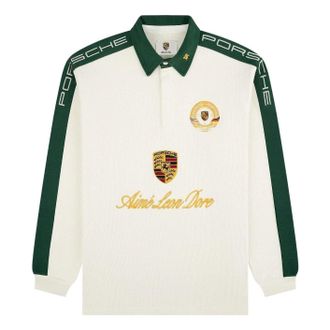 Aim&eacute; Leon Dore x Porsche Crest Rugby Pristine FW25CT044-PRIS