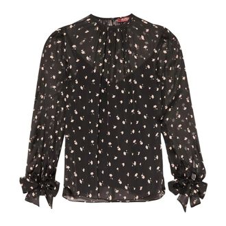 Max Mara Blouses, female, Black, Size: XS Fabia Blouse