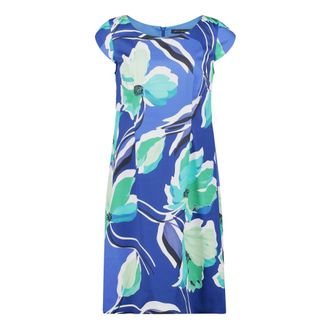 Betty Barclay Kokerjurk - Dames - Jurken - Blauw - Maat: 3XL