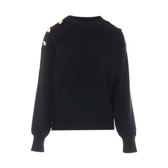 Liu Jo Maglia Girocollo - - Knitwear - Donna - Nero - S