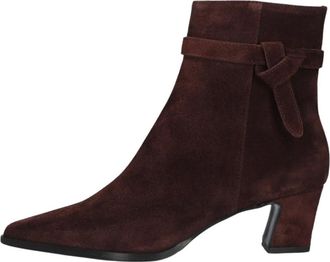 Lina Locchi AX 122 Enkellaarsjes - Dames - Schoenen - Rood - Maat: 42 EU Leer
