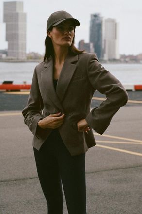 Alo | Cinch Blazer Jacket in Olive Tree Green, Size: Medium