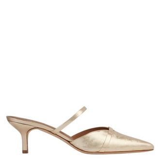 Malone Souliers Frankie 45 Leather Kitten Heels, Brand Size 35 ( US Size 5 )