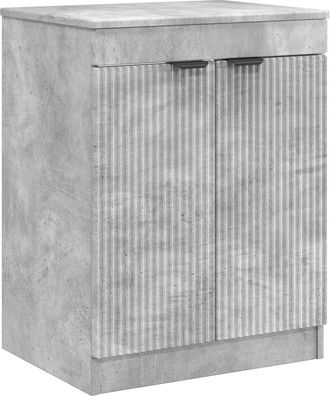 vidaXL Mueble De Cuarto De Ba&ntilde;o Gris Hormig&oacute;n 54 X 41 X 70 Cm Vidaxl