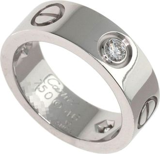 Cartier Love White Gold (18K) Band Ring (Pre-Owned)