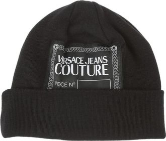 Versace Jeans Couture Zwarte Hoeden & Mutsen Stijlvol Model - unisex - Hoeden - Zwart - ONE Size - Accessoires