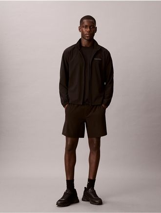 Calvin Klein Calvin Klein Mens Graphic Monogram Woven Shorts - Black - 2XL