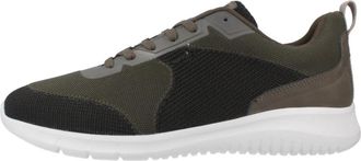 Geox Monreale Sneaker - Heren - Sneakers - Veelkleurig - 42 EU - Leer - Schoenen