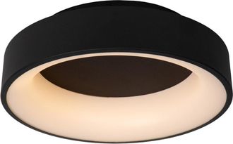 Lucide L&aacute;mpara de techo de metal con 1 led integrado, negro