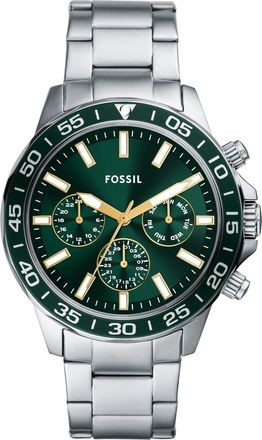 Fossil Mens Bannon 45mm Multifunction, Stainless Steel Watch, BQ2492