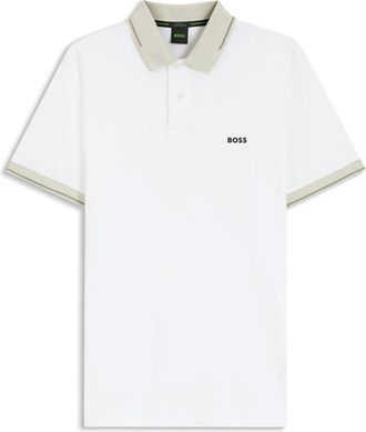 HUGO BOSS Uomo, Top, Bianco, L, new