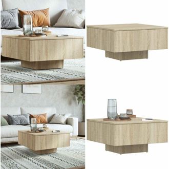 vidaXL Tavolino Salotto Rovere Sonoma 60x60x31,5 cm Legno Multistrato - Tavolino rovere - Tavolino in legno