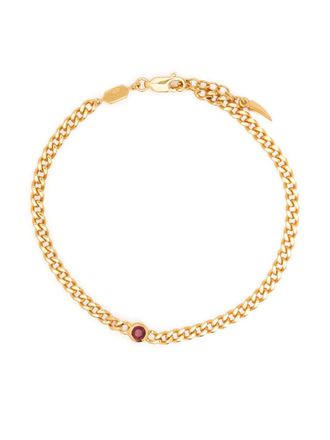 Missoma October Birthstone chain bracelet - Gold
