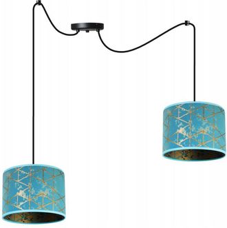 OEM L&aacute;mpara De Techo Colgante, Pantalla Con Estampado De Ara&ntilde;a, Dorada