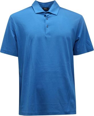 Herno Stijlvol Shirt - Heren - Polos - Blauw - L - Tops