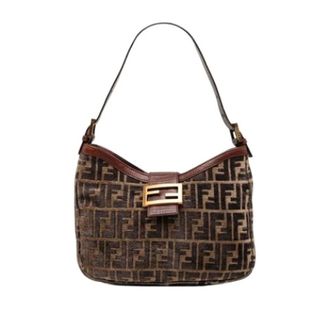 Fendi Pre-owned Shoulder Bags, female, Brown, Size: ONE SIZE Pre-owned Vintage Shoulder Bag