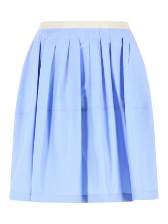 Marni Blue Iris Cotton Skirt