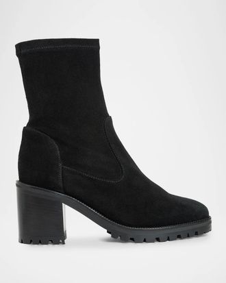 Aquatalia 75mm Joplin Waterproof Suede Ankle Boots