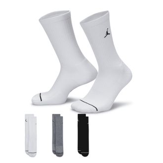 Nike Jordan Everyday Crew Socks (3 pairs) in Multicolor | DX9632-914
