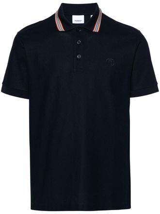 Burberry Poloshirt met Icon-streep - Blauw