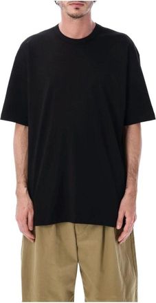 Comme Des Gar&ccedil;ons Oversized T-shirt van Katoenen Jersey met Print - Heren - T-shirts - Zwart - S - Katoen - Tops