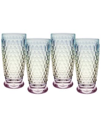 Villeroy & Boch Boston Set Of 4 Highball / Tumblers