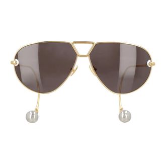 Bottega Veneta Sunglasses Golden - female - Bottega Veneta - Sunglasses - Yellow - ONE SIZE - Accessories