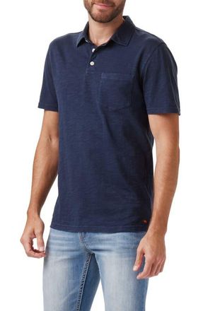 The Normal Brand Slub Pocket Polo in Navy at Nordstrom, Size Medium
