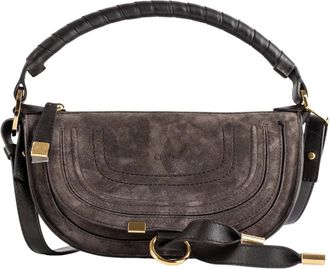 Chlo&eacute; Handbags, female, Brown, Size: ONE SIZE Marcie Mini Shoulder Bag