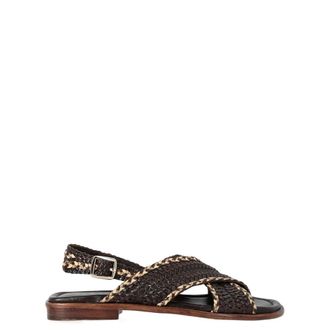 Pons Quintana Flat Sandals, female, Brown, Size: 10 US Tina Sandal