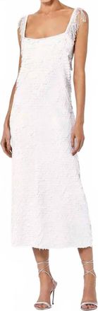 Alexis Felici Dress In White Paillette